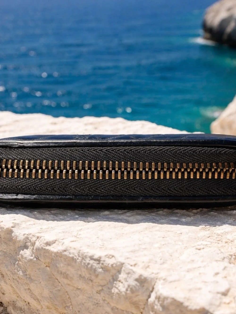 GORGEOUS VINTAGE BOTTEGA INTRECCIATO LONG VENETA NAPA LEATHER ZIPPERED WALLET - Picture 9 of 12